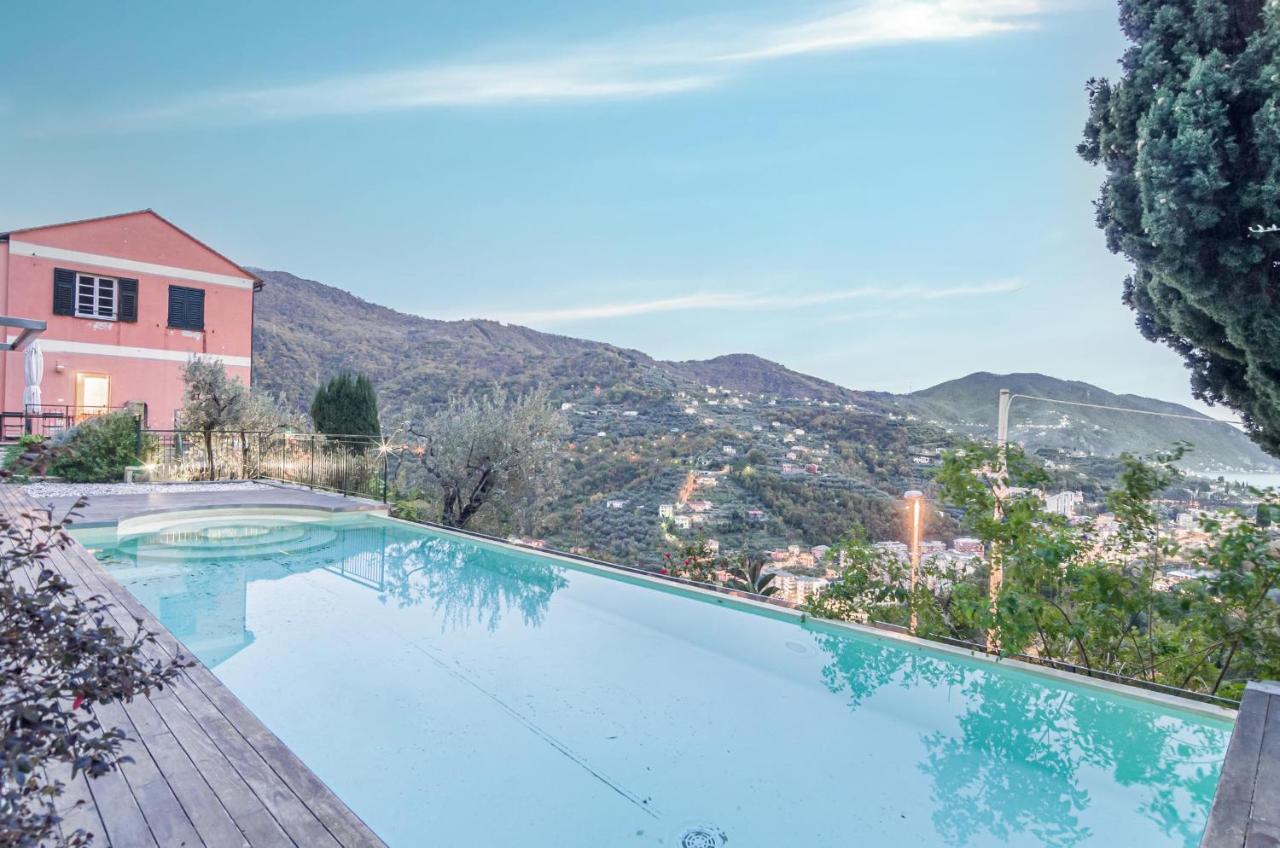 Recco Apartment With View And Pool מראה חיצוני תמונה